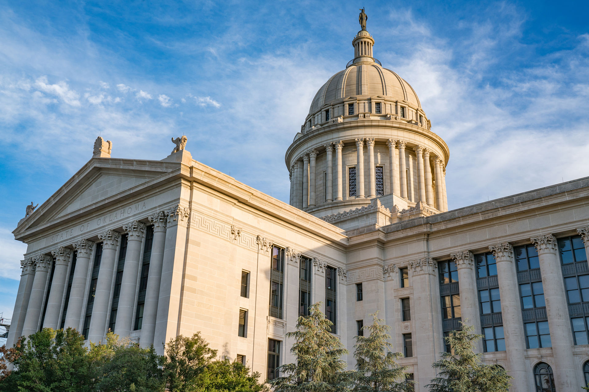 Oklahoma State Capitol building in Oklahoma City representing 2026 vehicle excise tax changes